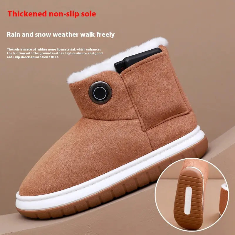 Electric Heating Cotton Shoes Winter Boots